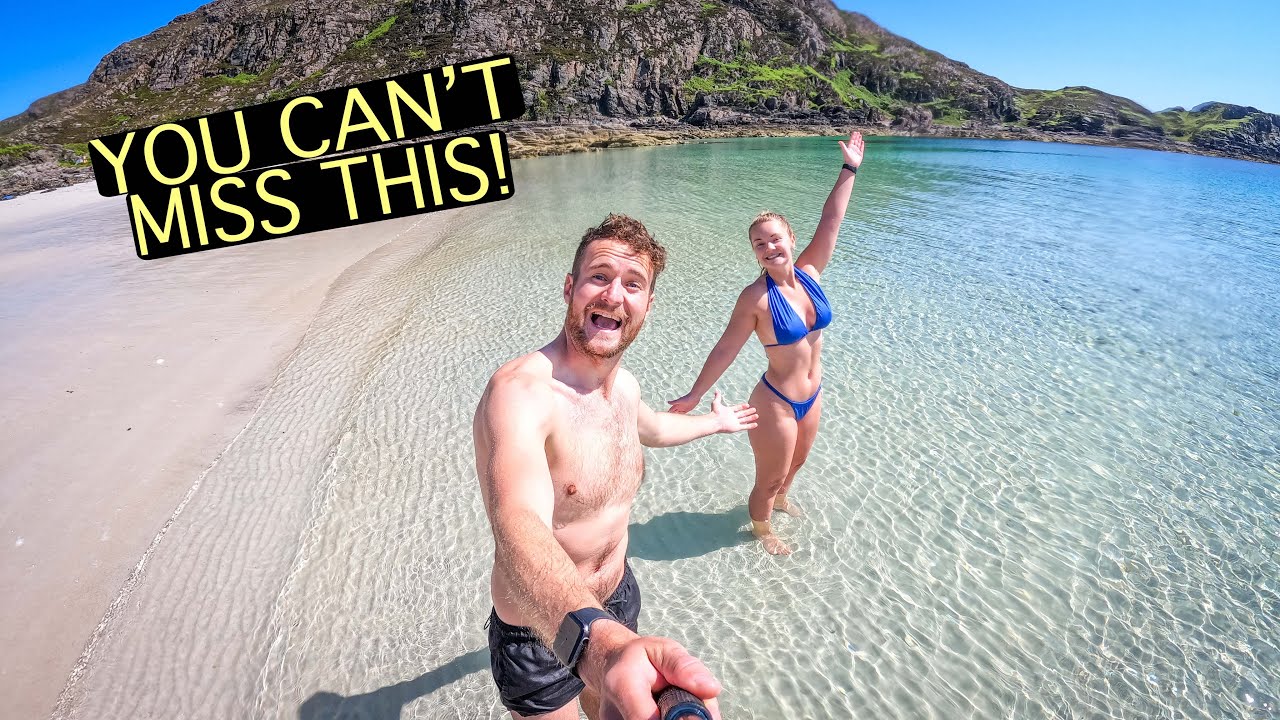 ЭТО ЛУЧШИЙ СКРЫТЫЙ ПЛЯЖ на острове Скай?! - Остров Скай Vanlife Roadtrip