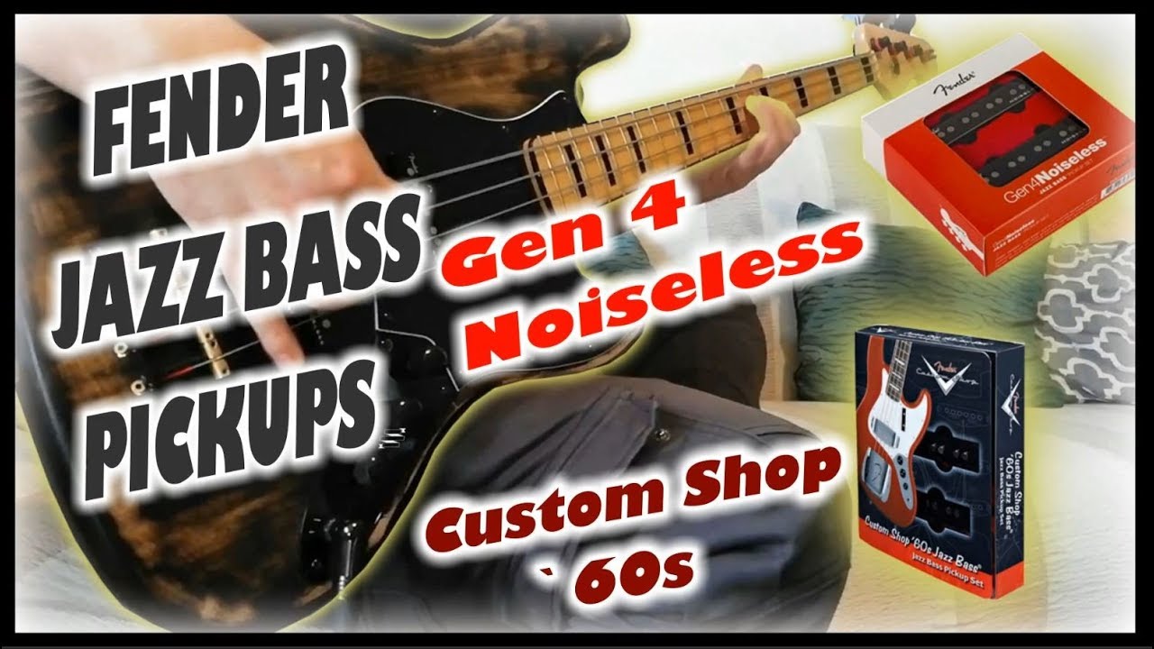 Fender Jazz Bass Pickups Gen 4 vs Custom Shop `60s