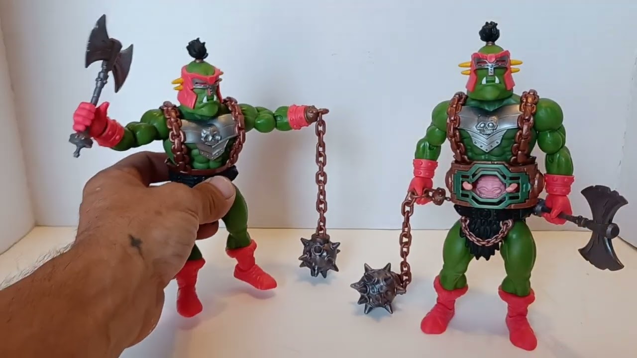 MOTU TURTLES OF GRAYSKULL KRANG W/ MEGATOR ACTION FIGURE OPEN BOX REVIEW WALMART EXCLUSIVE
