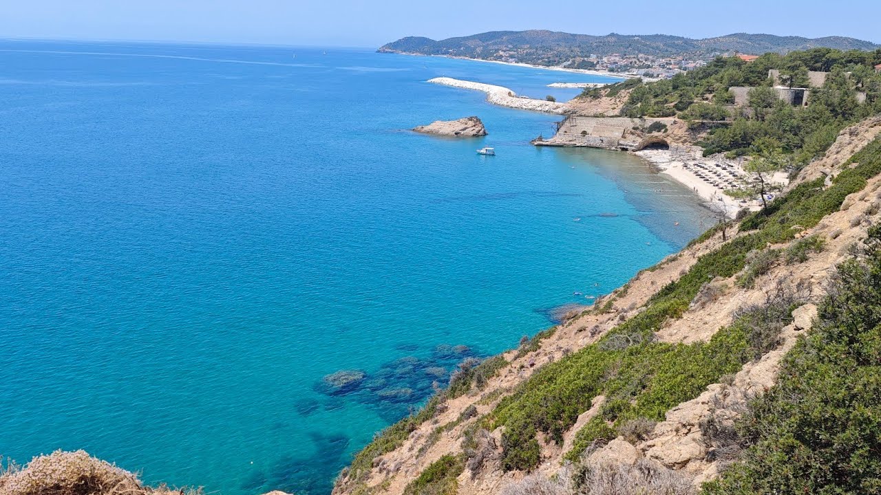 Greece Thassos 2025 car trip from Moldova