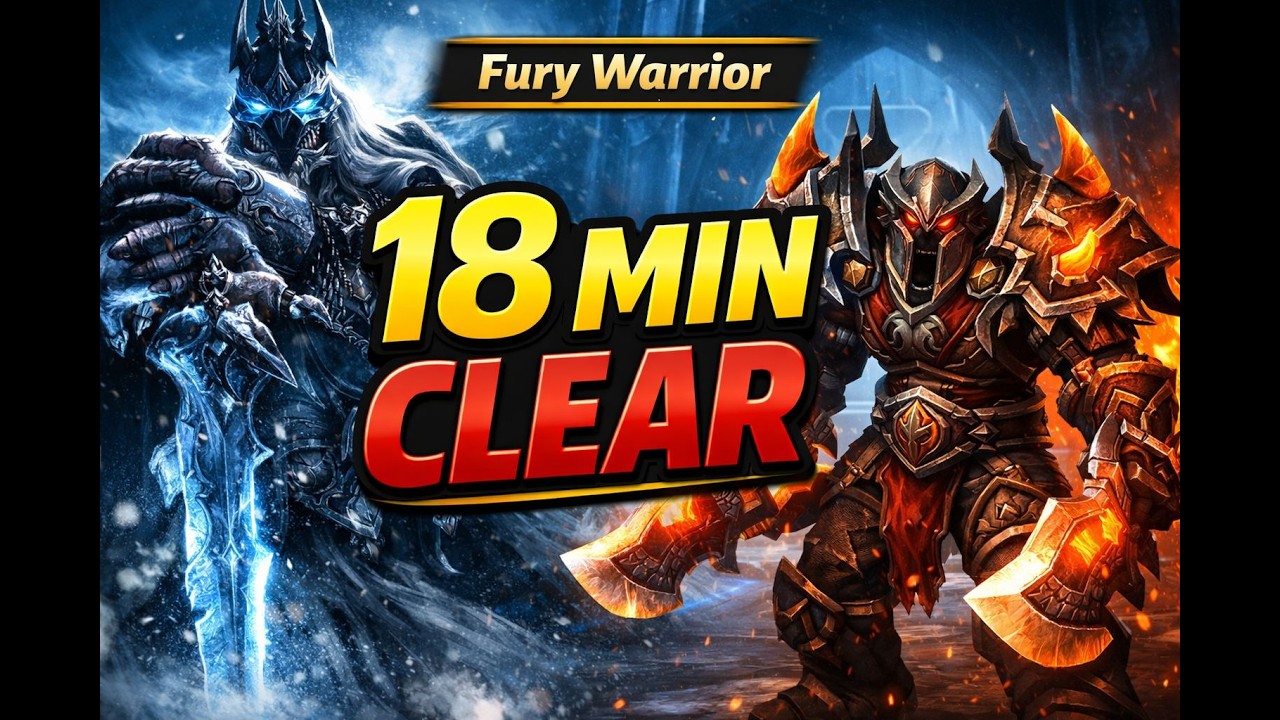 Halls of Reflection Heroic Full Run 🔥 Fury Warrior PvE | ICC