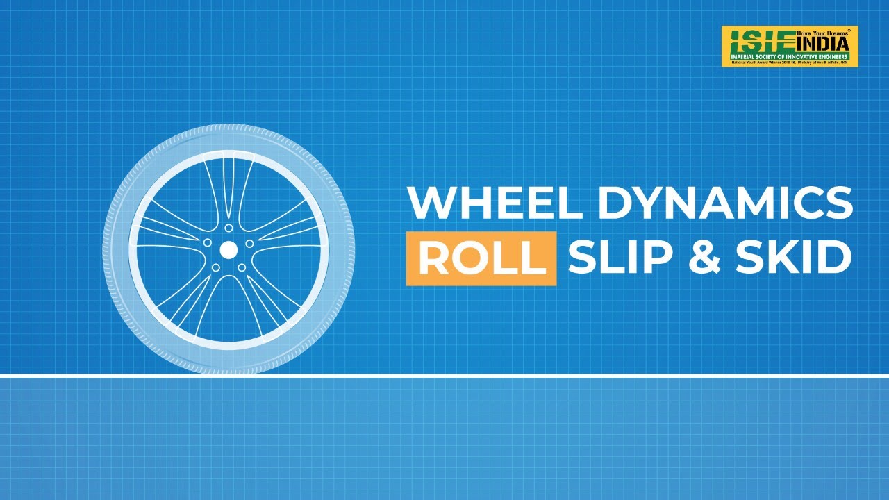 WHEEL DYNAMICS | ROLL vs SLIP vs SKID | ISIEINDIA