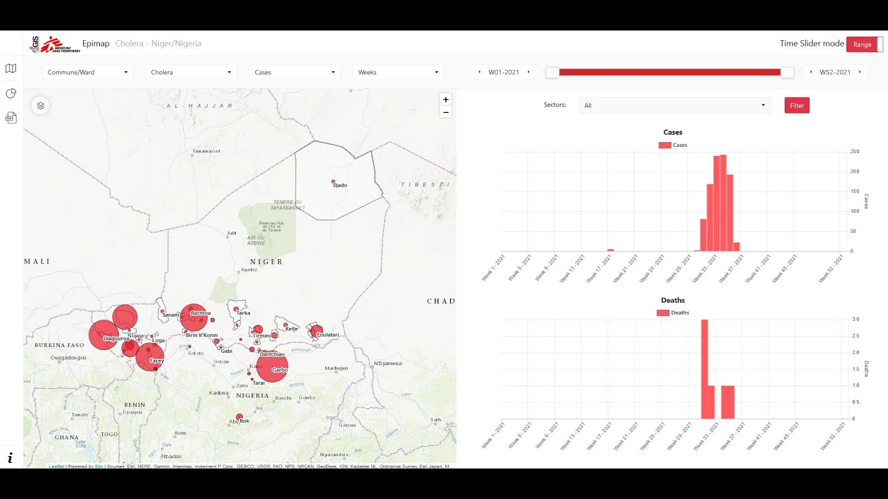 Cholera Epidemic Monitoring in Niger and Nigeria