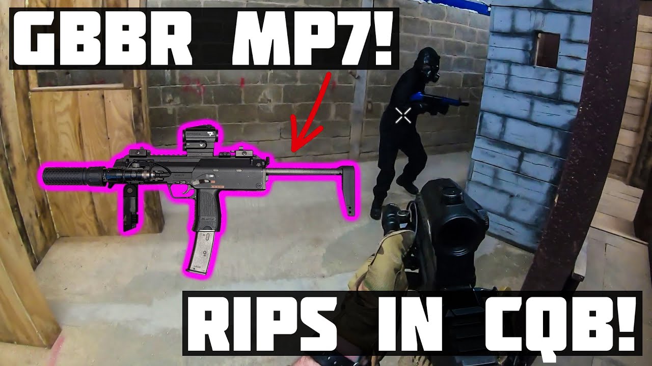 Tokyo Marui MP7 GBBR RIPS in CQB Combat!