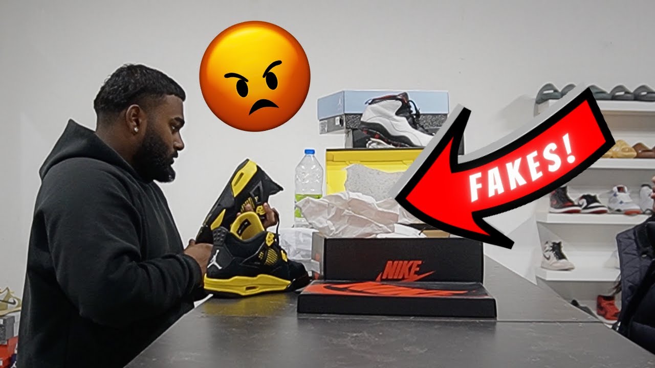 HE TRIED TO SELL $2000 WORTH OF FAKE SNEAKERS!