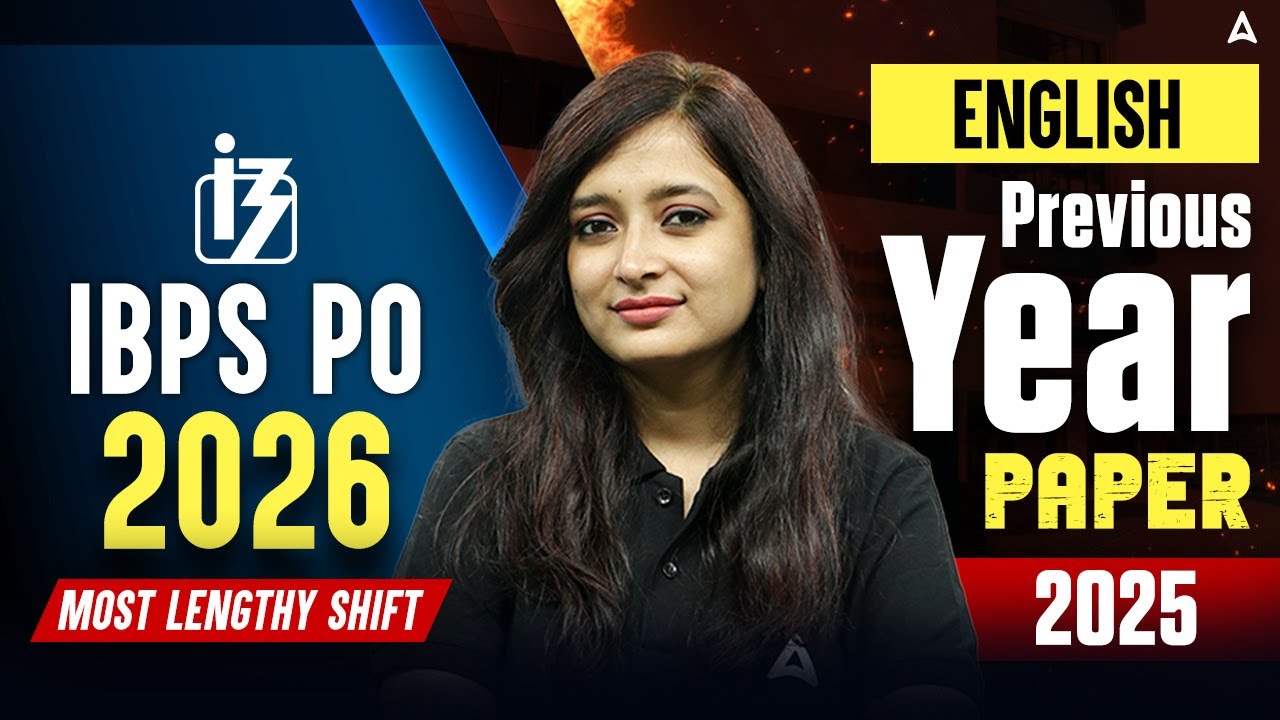 IBPS PO 2026 English | English Previous Year Paper 2025 (Most Lengthy Shift) | By Kinjal Ma'am