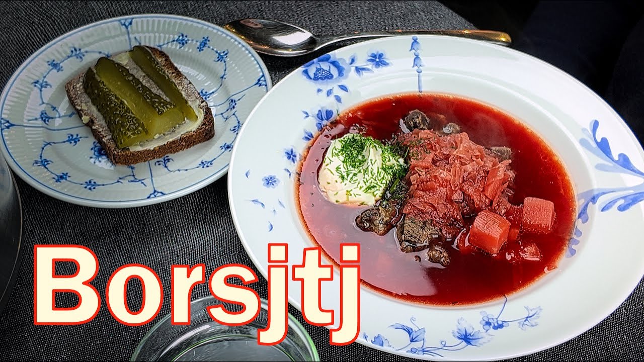 Borsjtj ukrainsk rödbetssoppa
