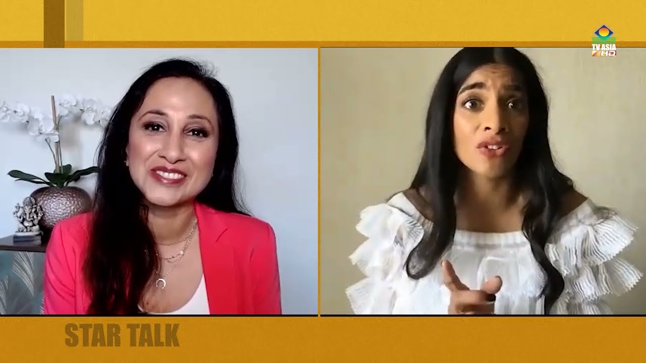 Amara Karan on working with Joe Manganiello and his dog Bubbles!
