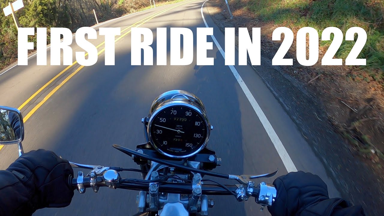 Restoration of 1951 Vincent Rapide - Part 99 - First brief ride of 2022