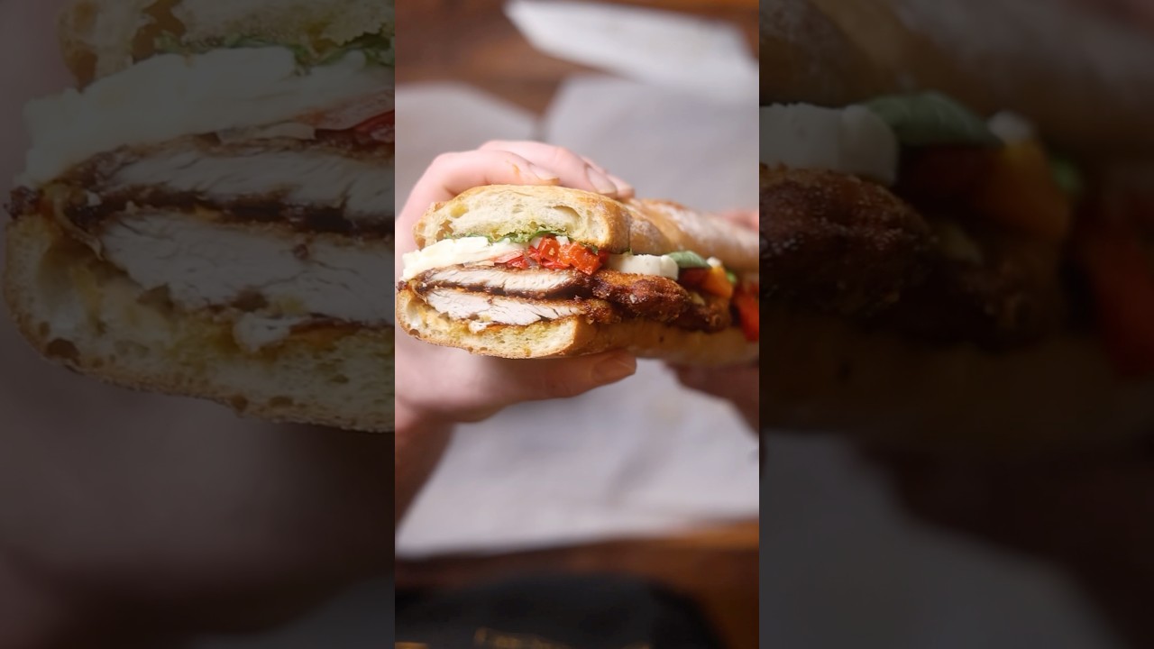 A beautiful sandwich with a tragic ending