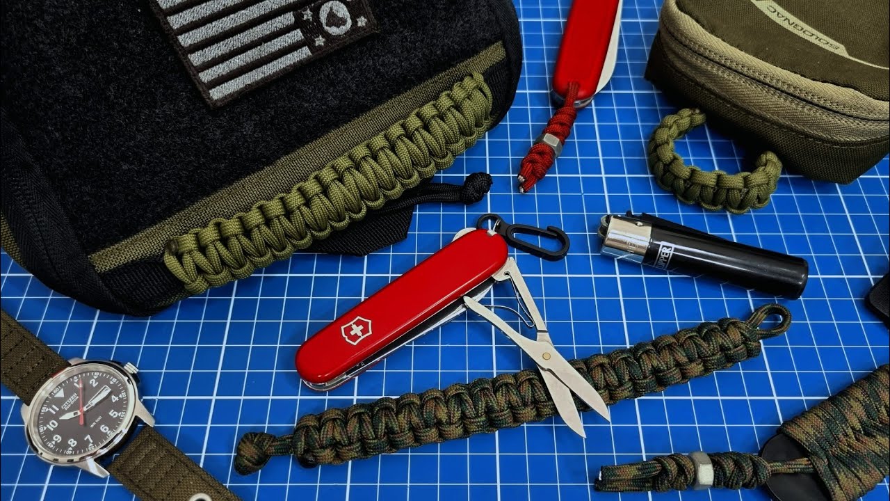 Como fazer bracelete ou alça de mochila com paracord.
