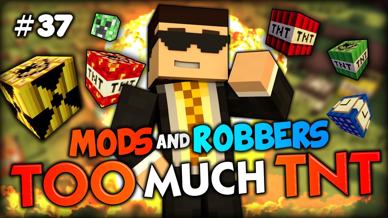 THE TNT LAUGH AND TROLOLO VIKK - Minecraft Modded Cops and Robbers (Too much TNT Mod)