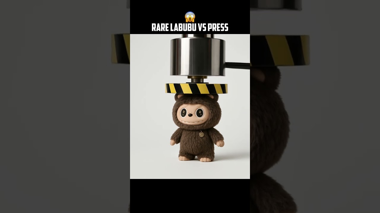 LABUBU VS PRESS #press #labubu #toys #toysforkids #labubuviral #unboxing