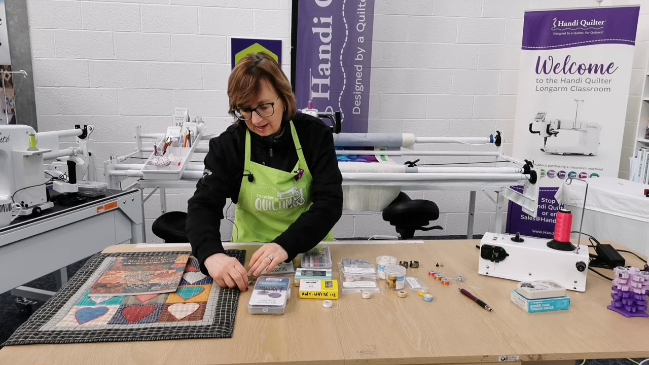 Facebook Live 13th February 2021. Load your bobbins we're Quilting!