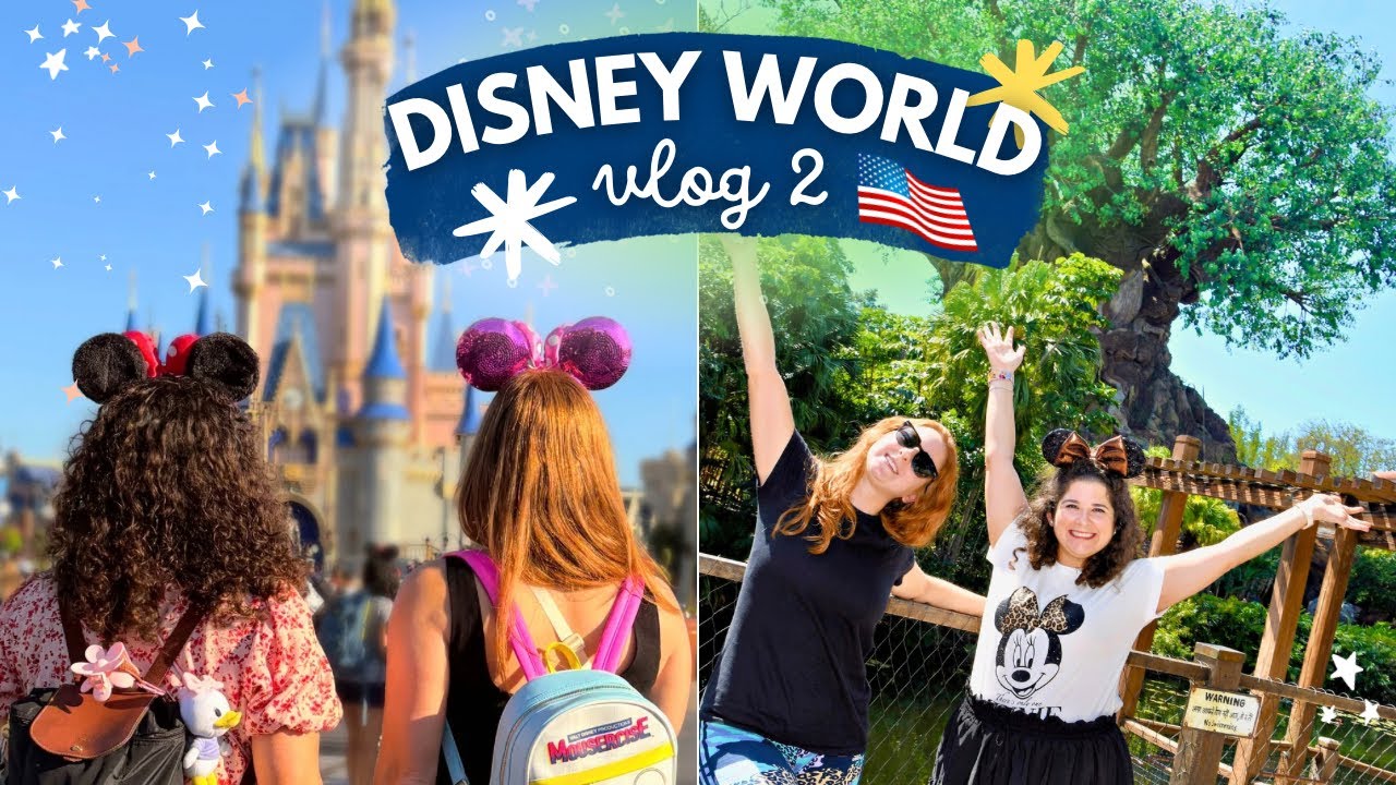 DISNEY WORLD 🏰🌳 vlog 2 | Primera vez en Magic Kingdom, Animal Kingdom y Disney Springs! #Norflix