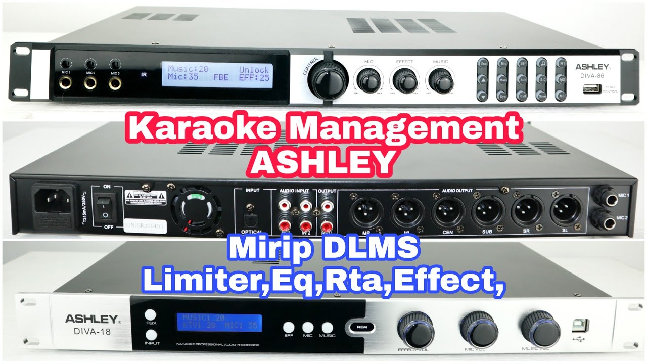 PROFESIONAL DIGITAL PROCESSOR/KARAOKE MANAGEMENT | DIVA 86 & DIVA 18