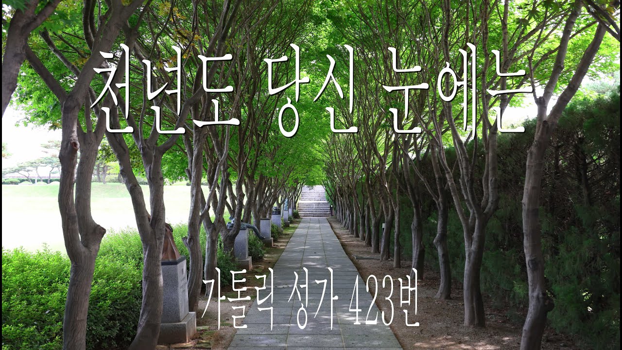 [가톨릭 성가 423번] 천년도 당신 눈에는 (시편 90) / 칸디도 보칼레 / 연중 / Fr. 원선오 / SATB 앙상블 / Catholic Hymn