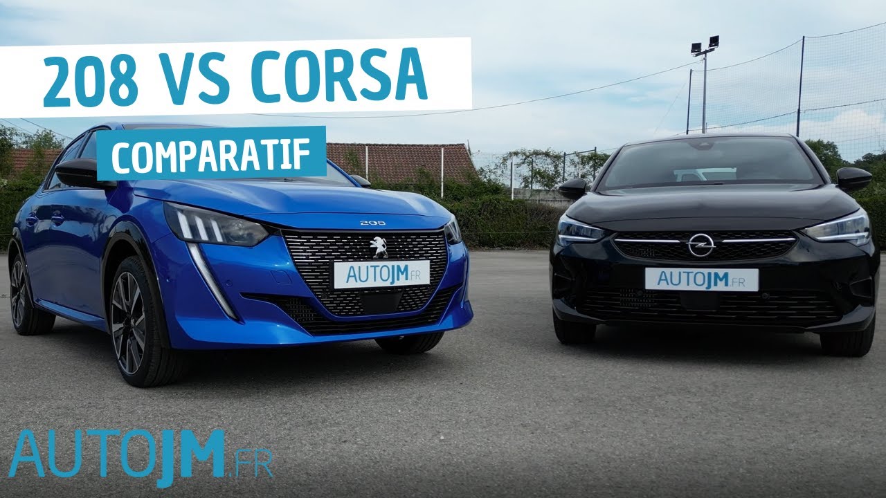 Peugeot 208 VS Opel Corsa 2022 : test et comparaison des citadines