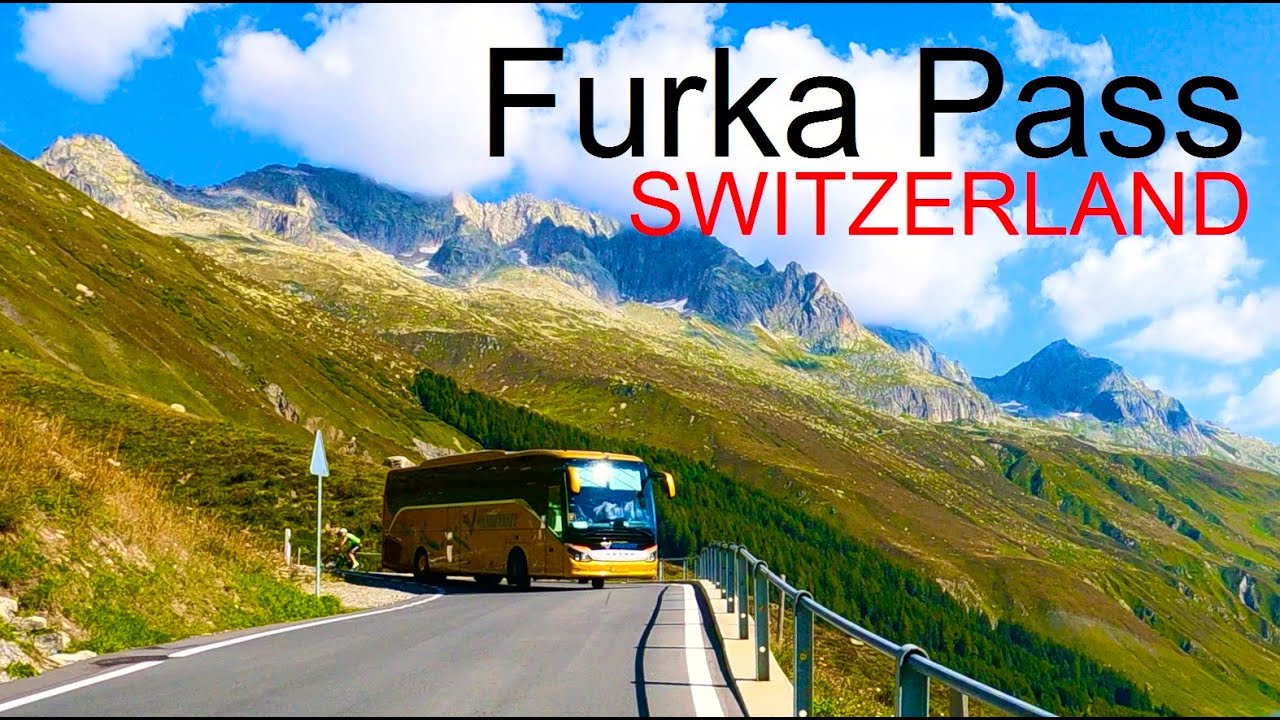 Furka Pass Switzerland 4K | Driving in Switzerland | Hotel Belvedere | Rhone Glacier