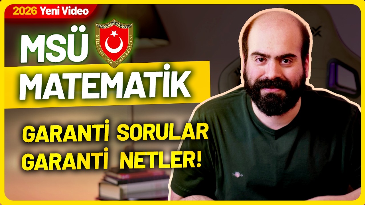 MS&Uuml; Son Tekrarlar - Matematik