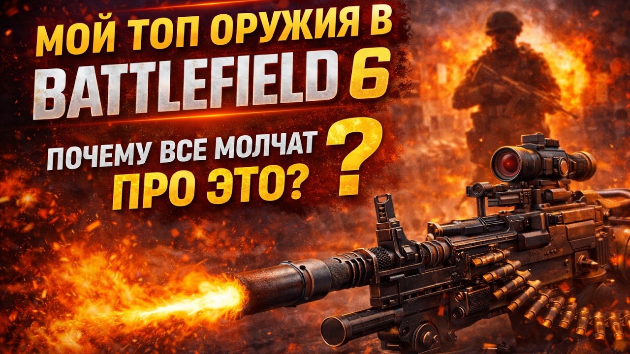 МОЙ ТОП ОРУЖИЯ, КОТОРЫЕ Я ВЫБРАЛ | BATTLEFIELD 6