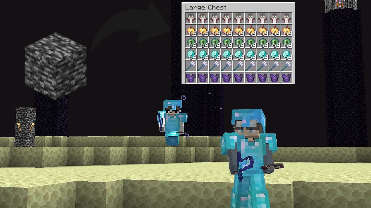 Minecraft Manhunt Гэхдээ Bedrock OP ITEMS өгдөг!!! (Speedrunner VS 3 Hunters)