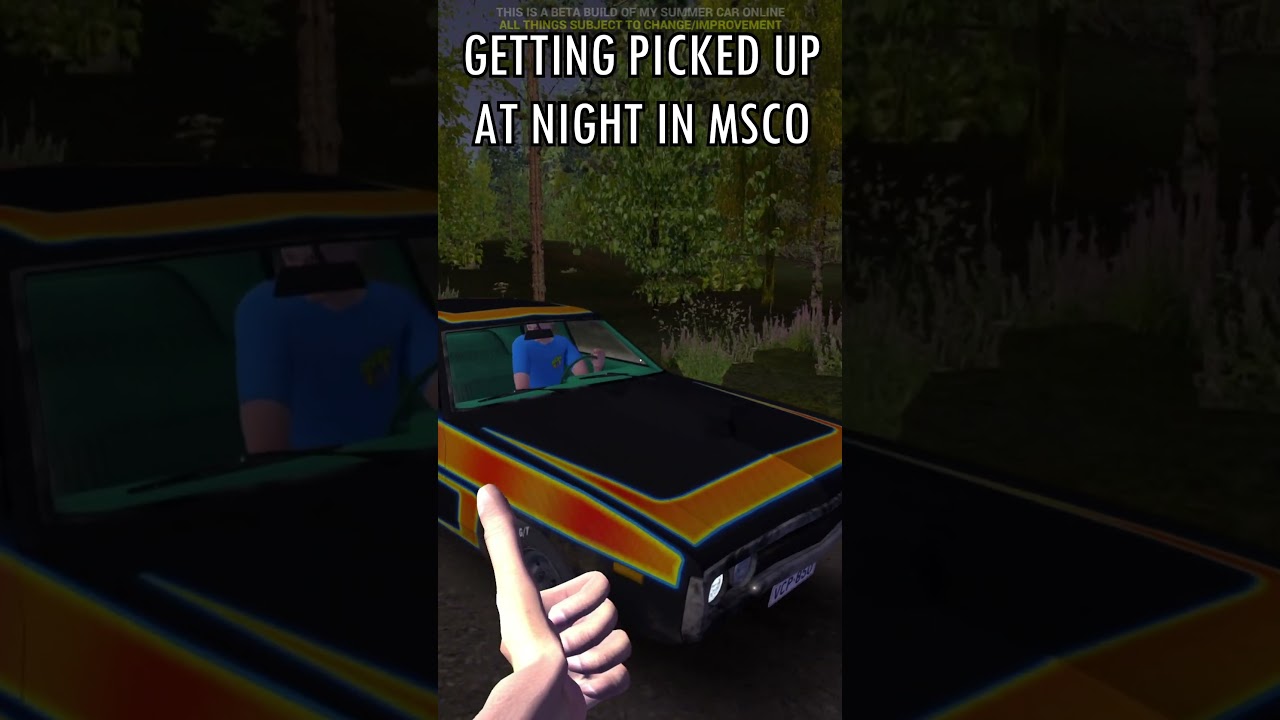My Summer Car Online Picked Up At Night 