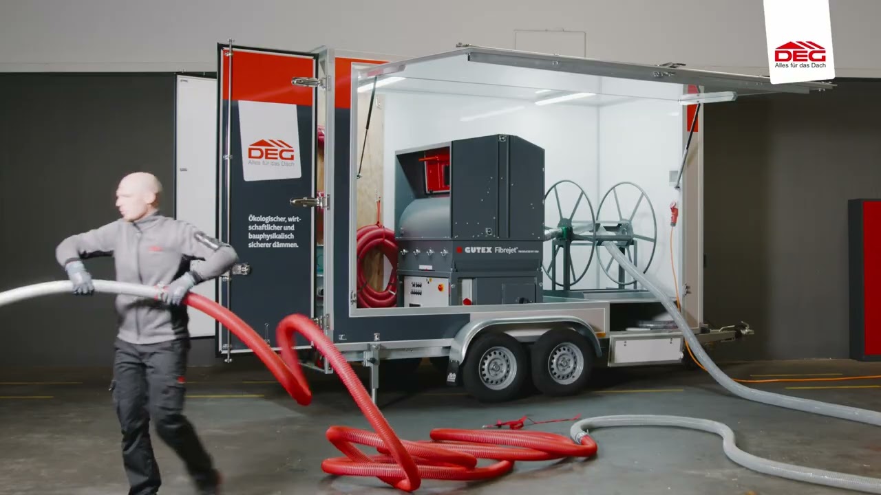 DEG Technik Mietpark Explainer: GUTEX Fibrejet Komplett-Anhänger