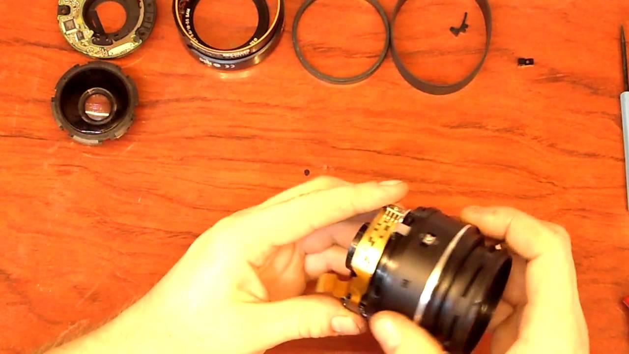 Разборка объектива Sony SAL1855