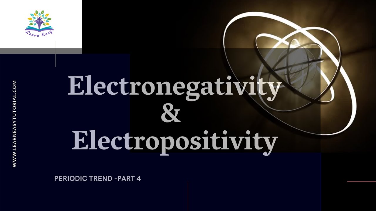 Electronegativity and Electropositivity trend by Learneasytutorial