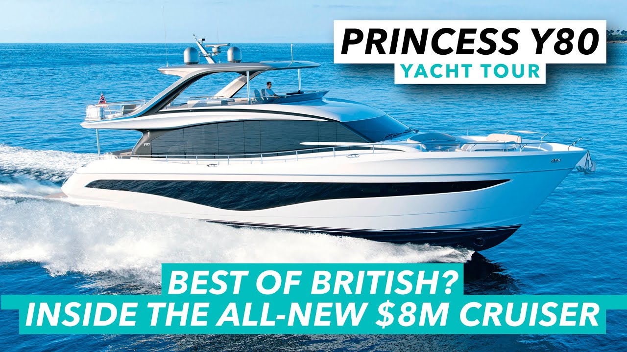 Best of British? Inside this all-new $8m flybridge | Princess Y80 yacht tour | Motor Boat & Yachting