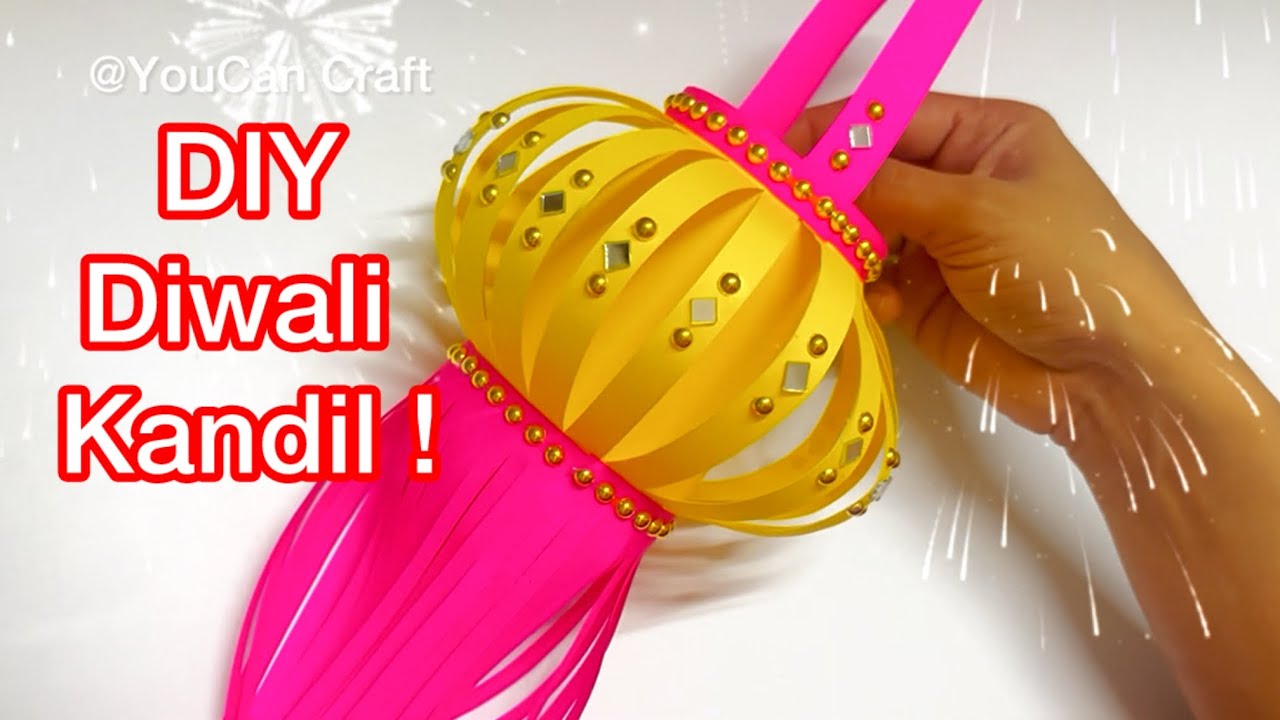 DIY Paper Kandil Lantern for Diwali | Easy Diwali Decoration Ideas | Handmade Diwali Craft 2025 idea