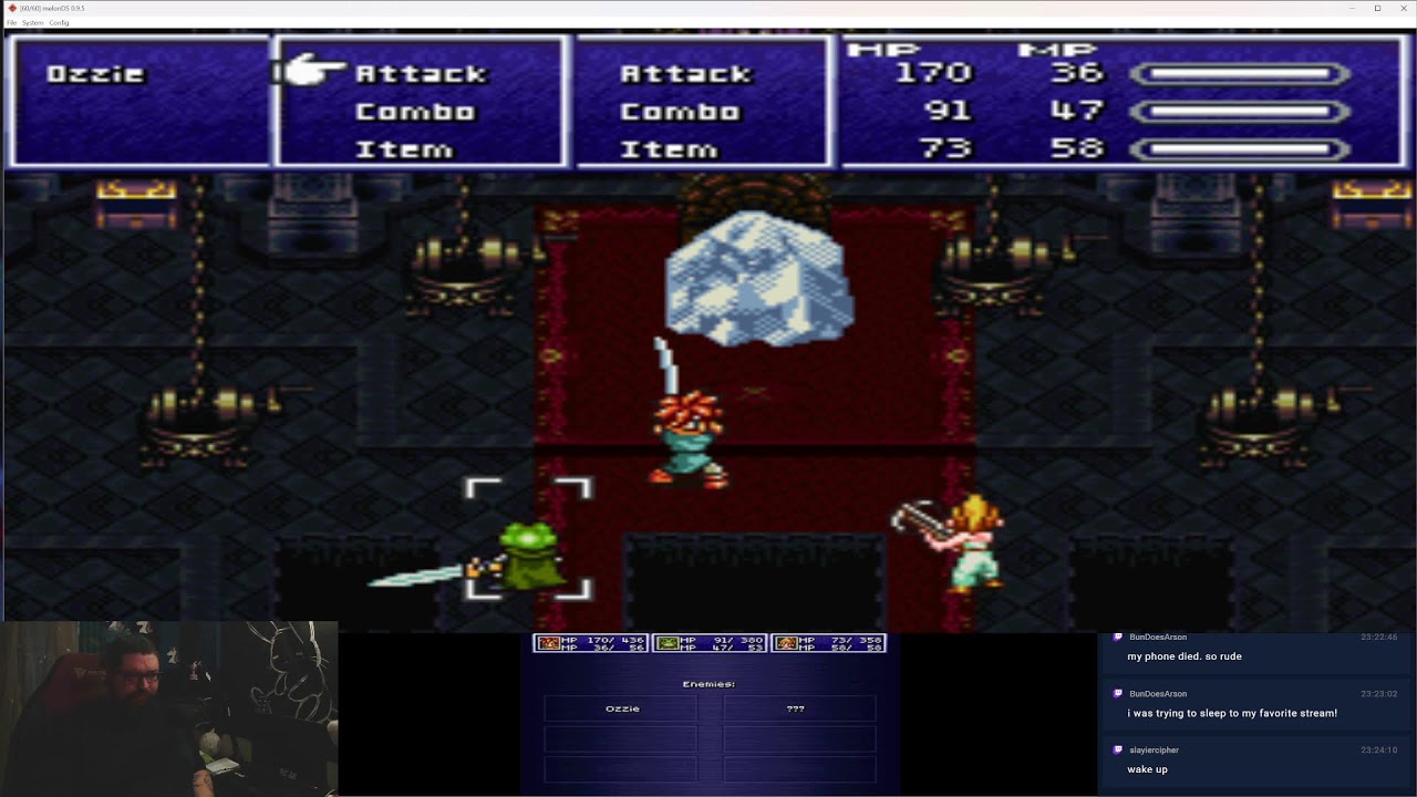 First playthrough of Chrono Trigger!