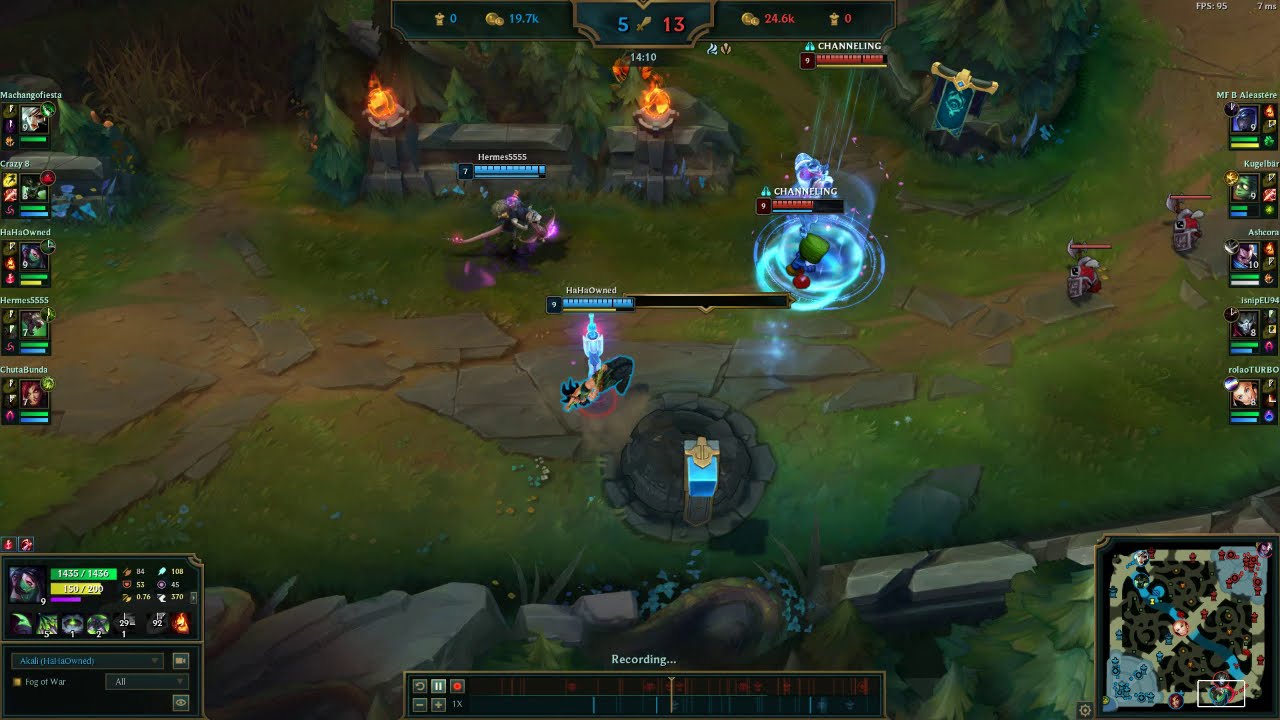 League of Legends | Flying Akali - hit the target to die :)
