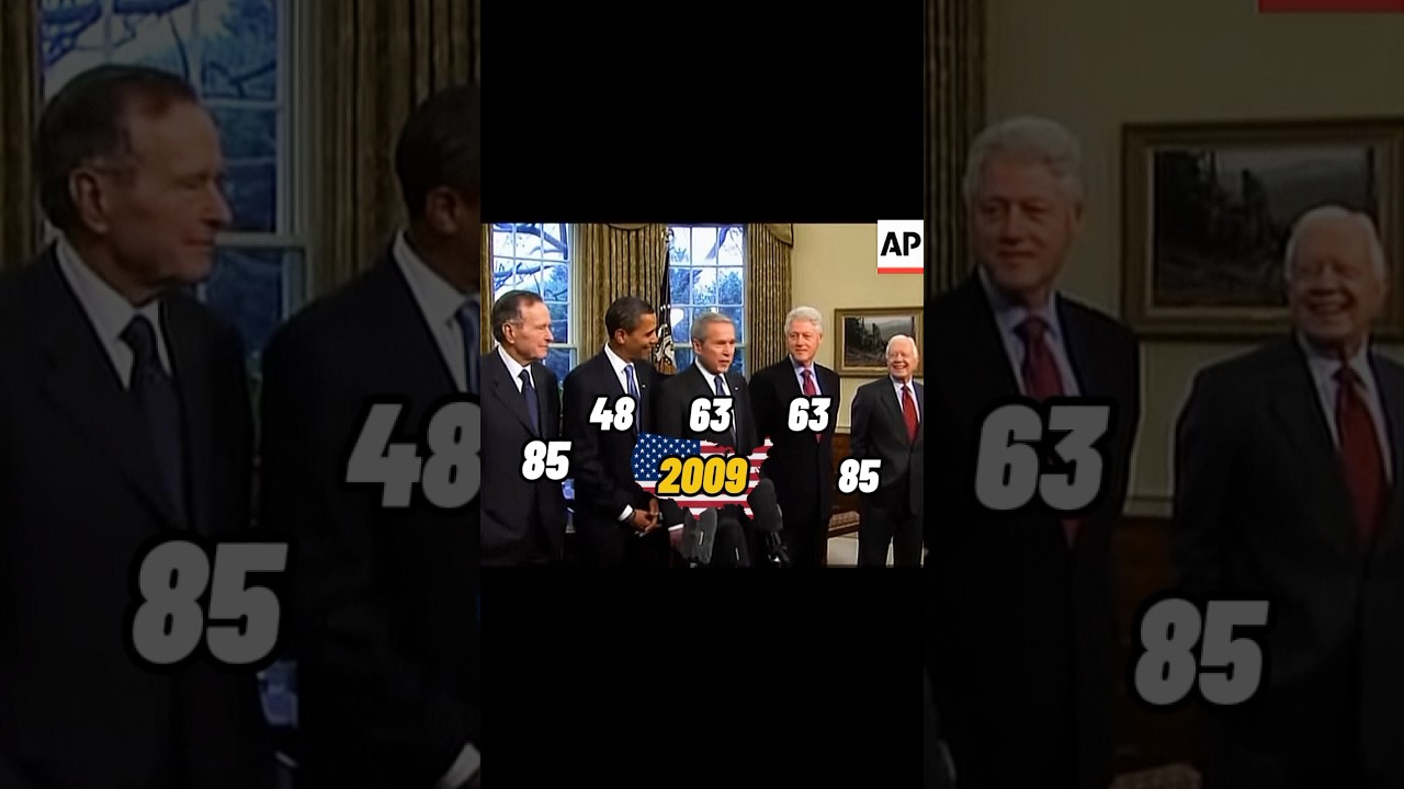 Five USA Presidents 🥀 #bush #obama #clinton #carter #usa #presidents #shorts #politicians
