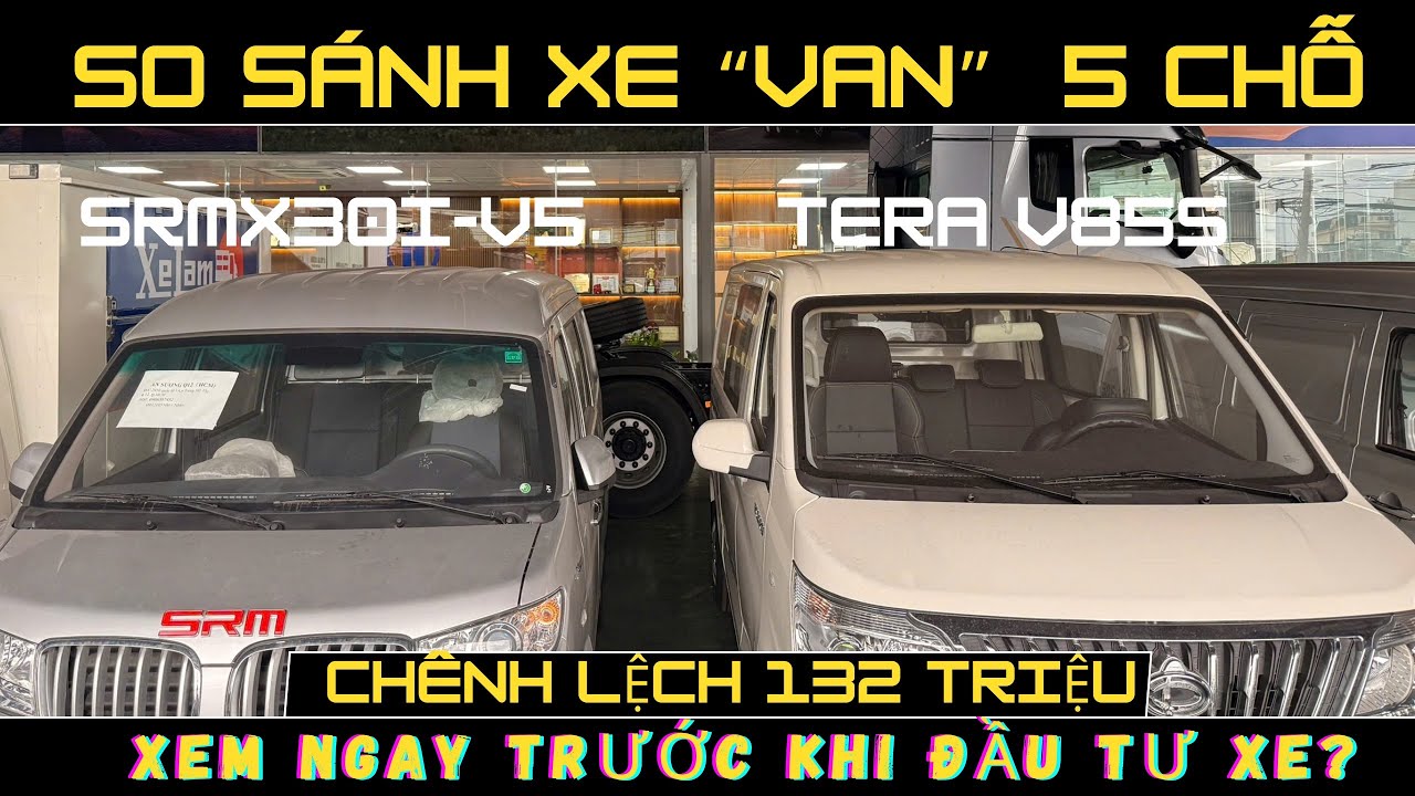 SO SÁNH XE VAN X30I VÀ XE TERAV8 NÊN CHỌN XE NÀO?