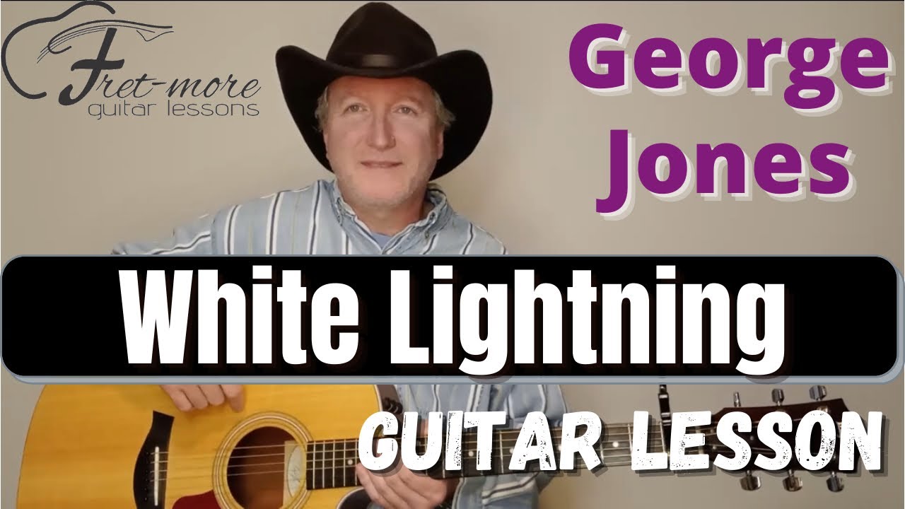 White Lightning — урок игры на гитаре Джорджа Джонса — обучающее видео