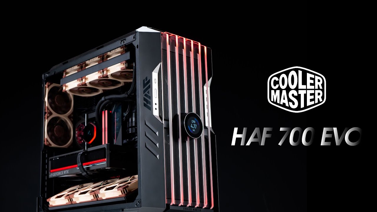 Cooler Master HAF 700 EVO Full-Tower Build | Extreme Airflow + Maximum Hardware Support