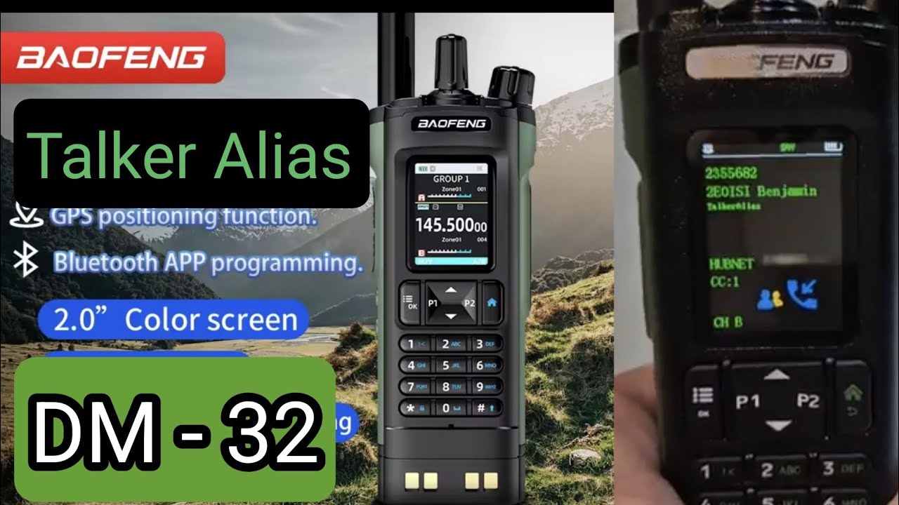 BAOFENG DM32 - TALKER ALIAS