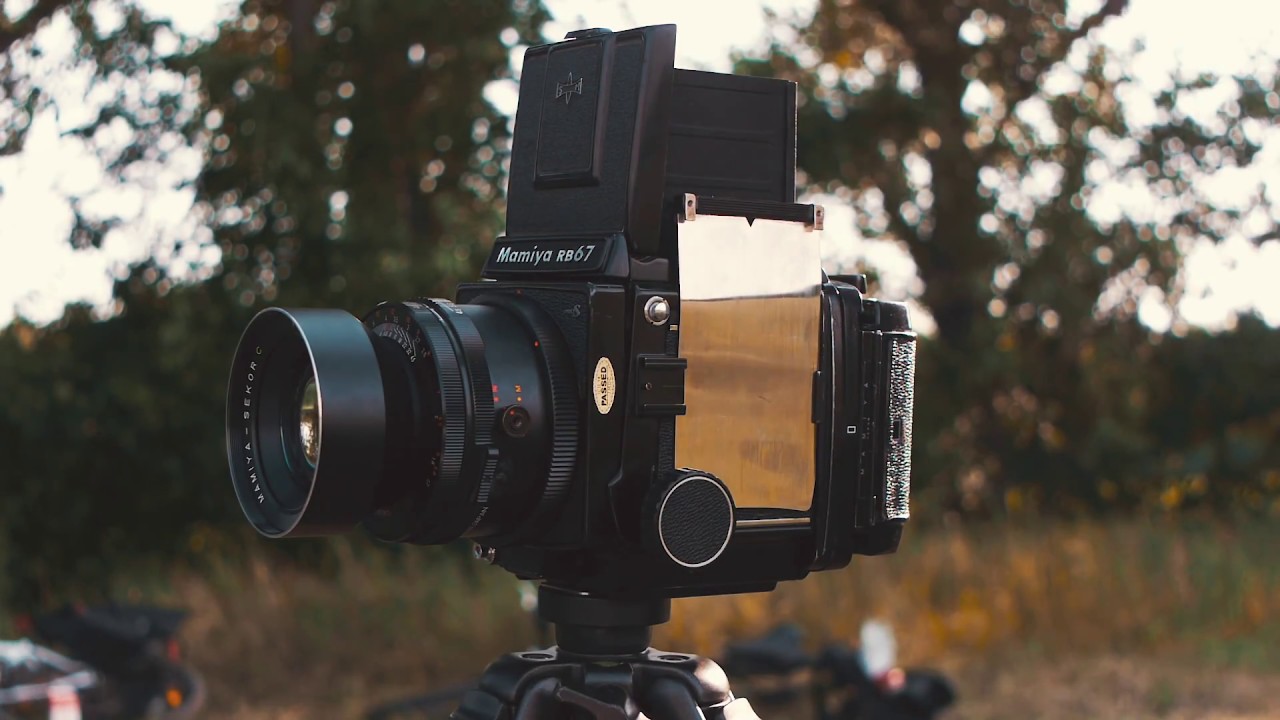 Mamiya RB 67 Pro S  on the field