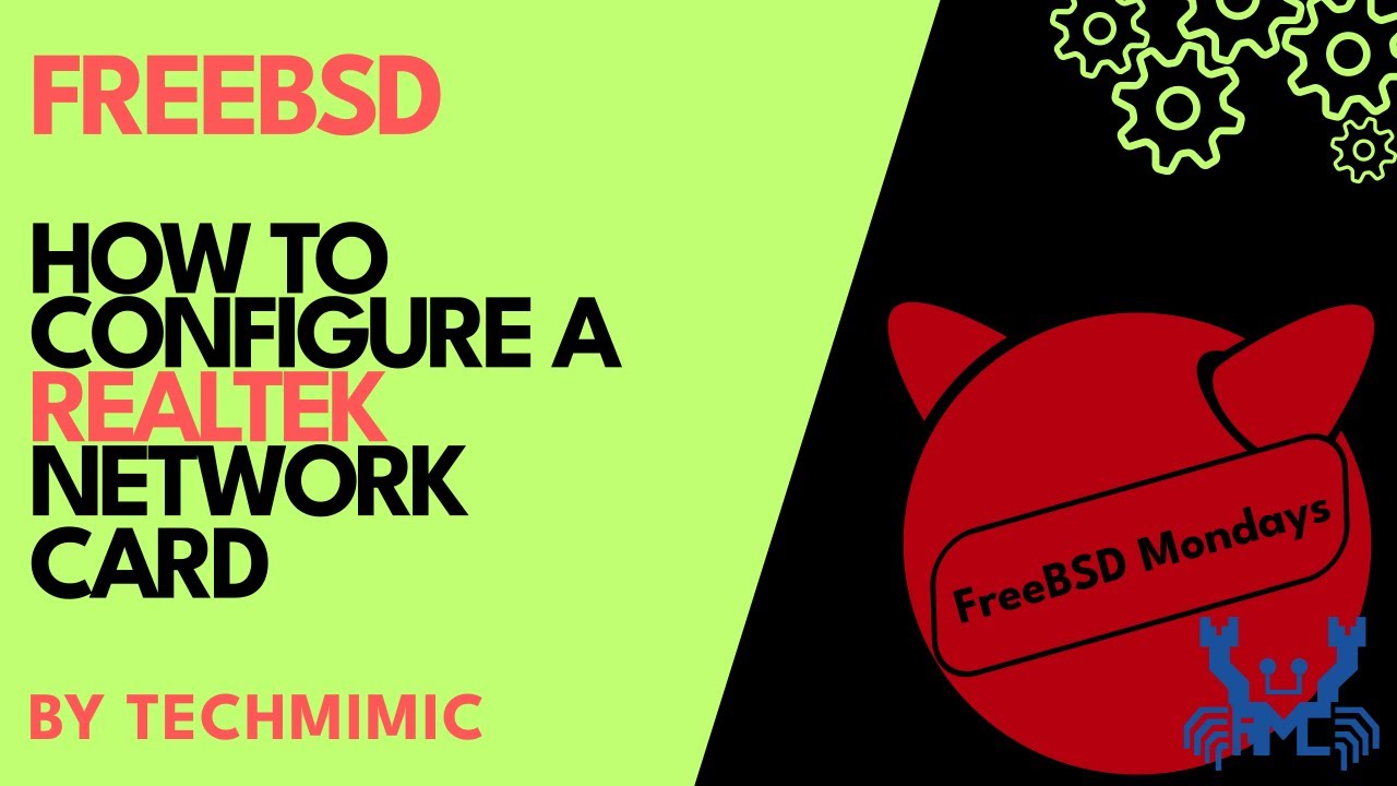 How to configure a REALTEK network card in FREEBSD (RTL8125)