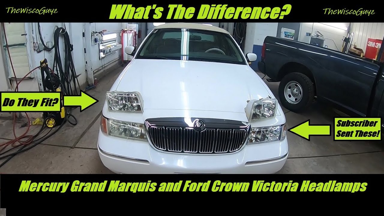 The Difference between Mercury Grand Marquis and Ford Crown Victoria Headlamps