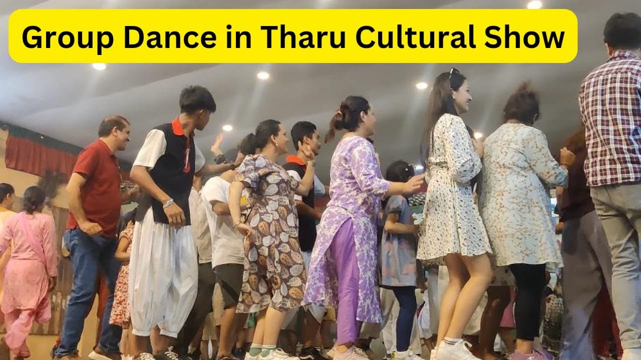 Tharu Culture Dance in Sauraha Chitwan