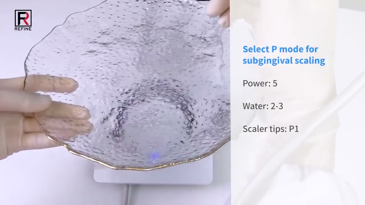 Operation Video for Refine Dental DS6/MaxPiezo 6+ Ultrasonic Scaler