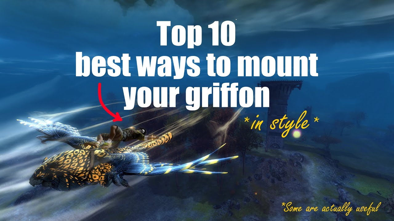 10 ways to mount your griffon in style