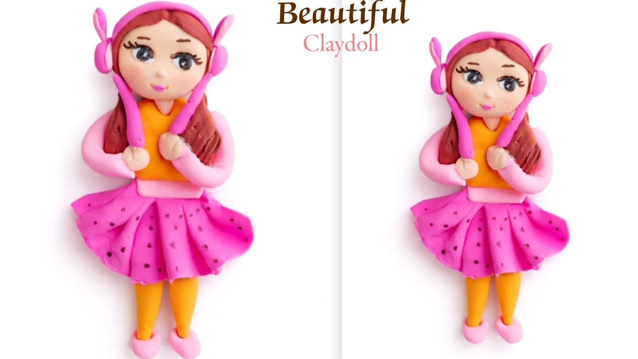 Make This Adorable Clay Doll in Just 10 Minutes | Easy Craft Idea