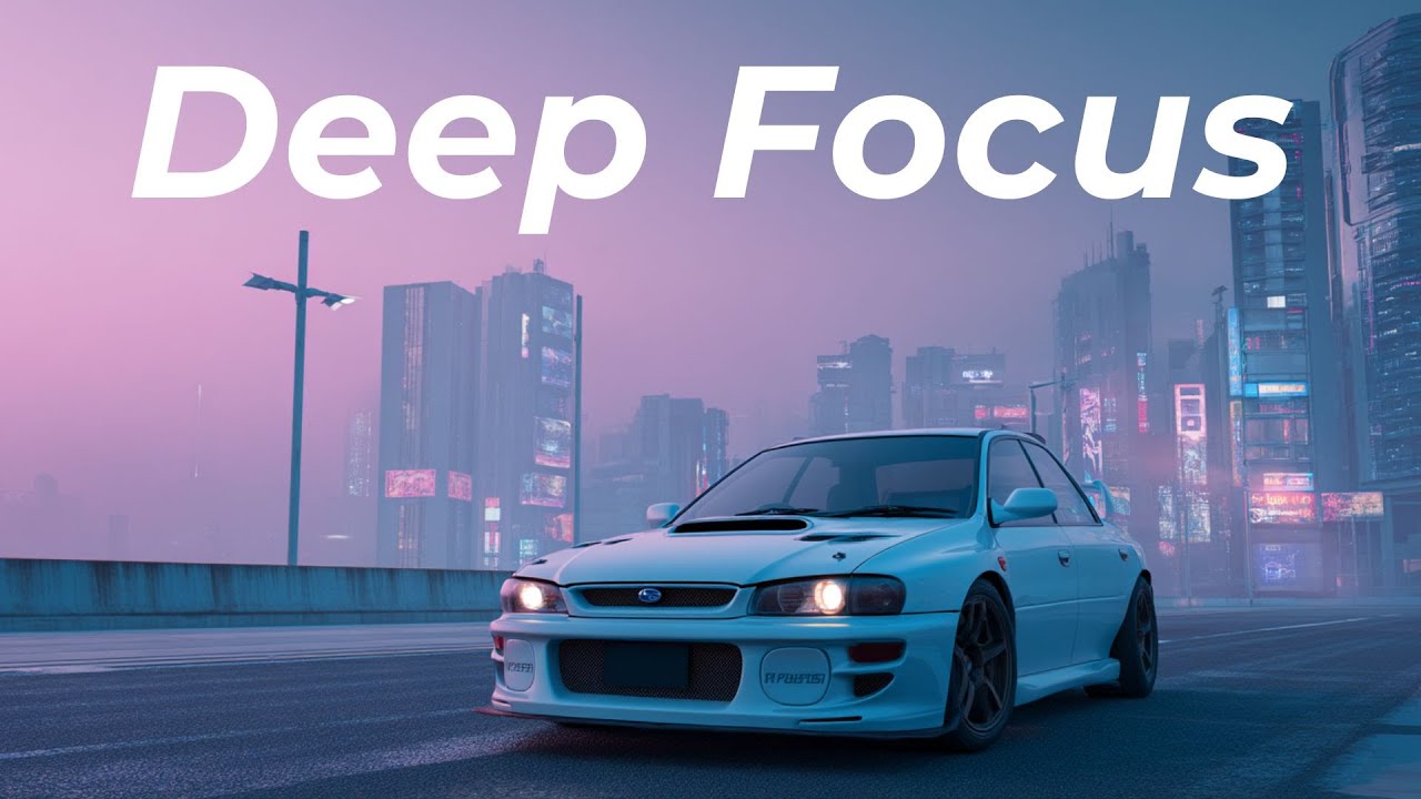 [EDM Chill Mix] Deep Focus | Deep Study & Reading | 2 Hours 20 Minutes of Calm Midnight Tokyo