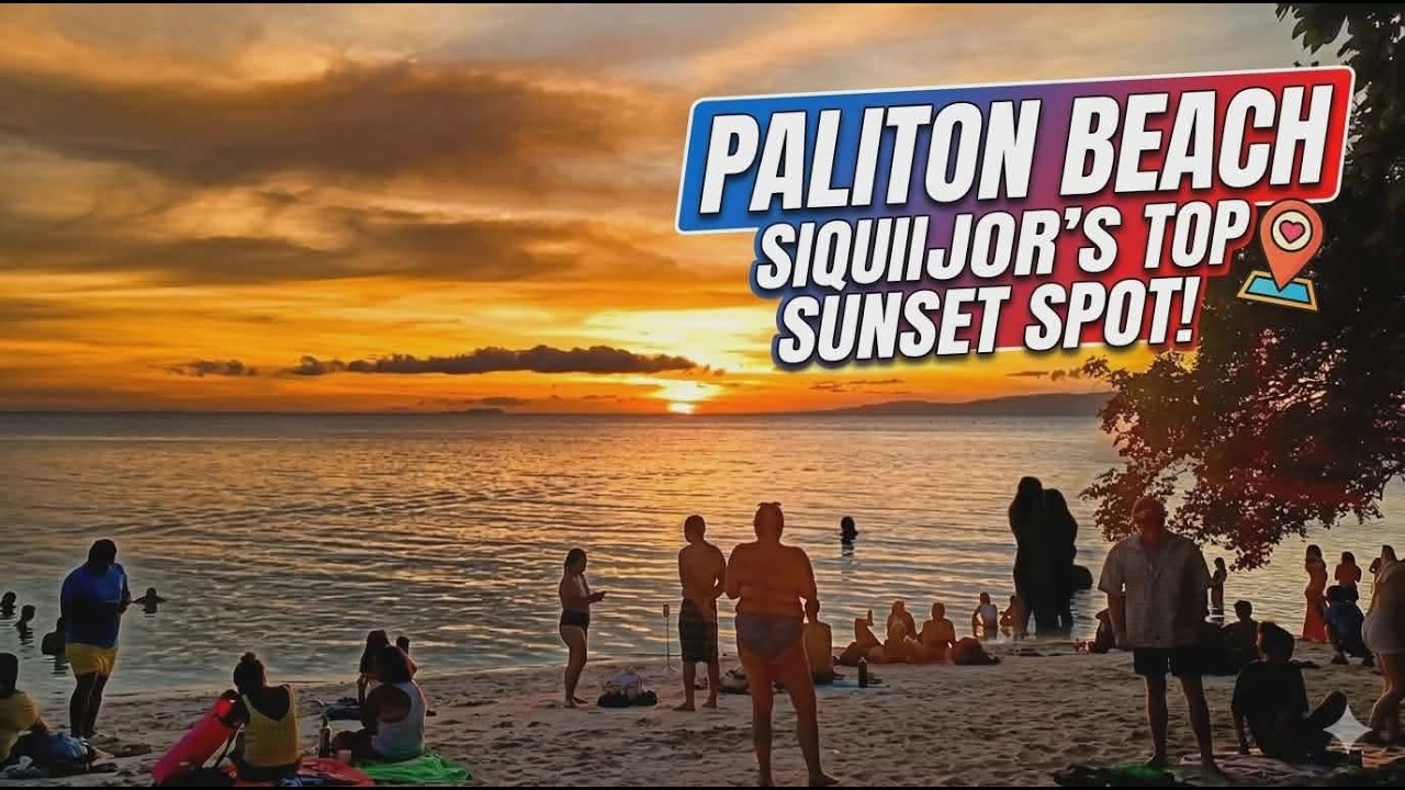 PALITON BEACH Perfect Spot Sunset Lover \ Siquijor Philippines
