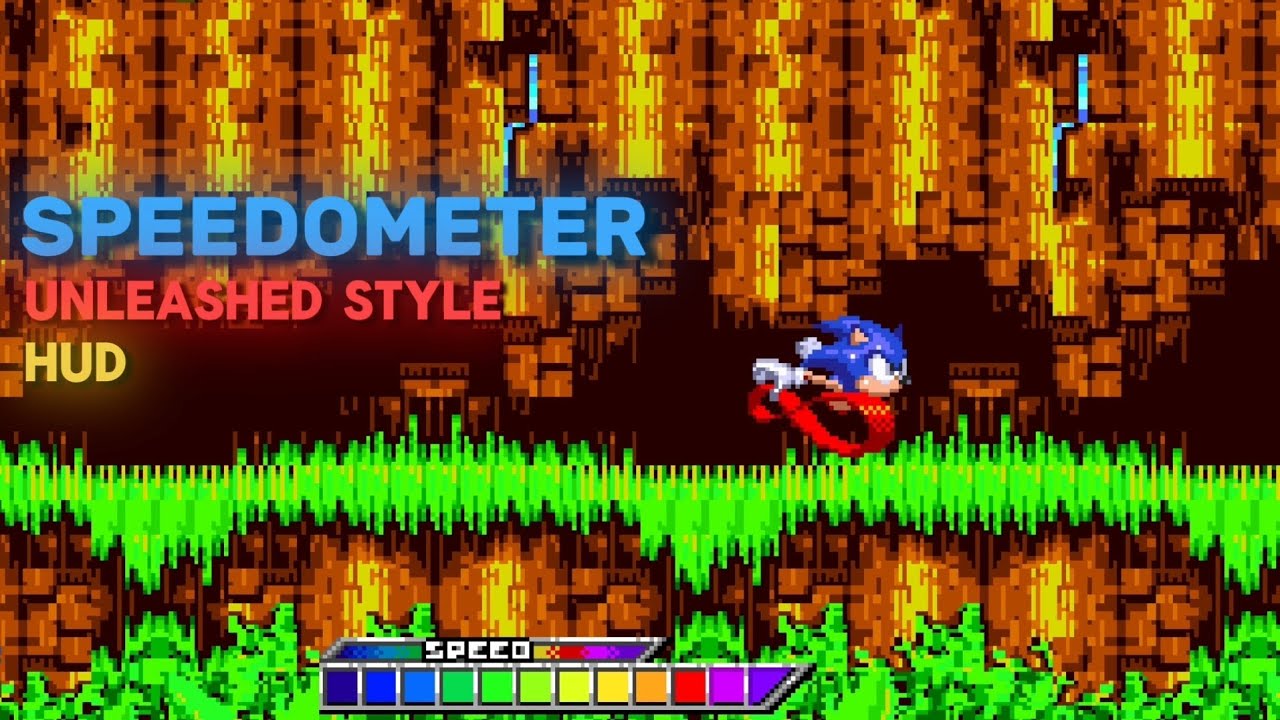Unleashed Speedometer In S3 A.I.R - Sonic 3 A.I.R Mods