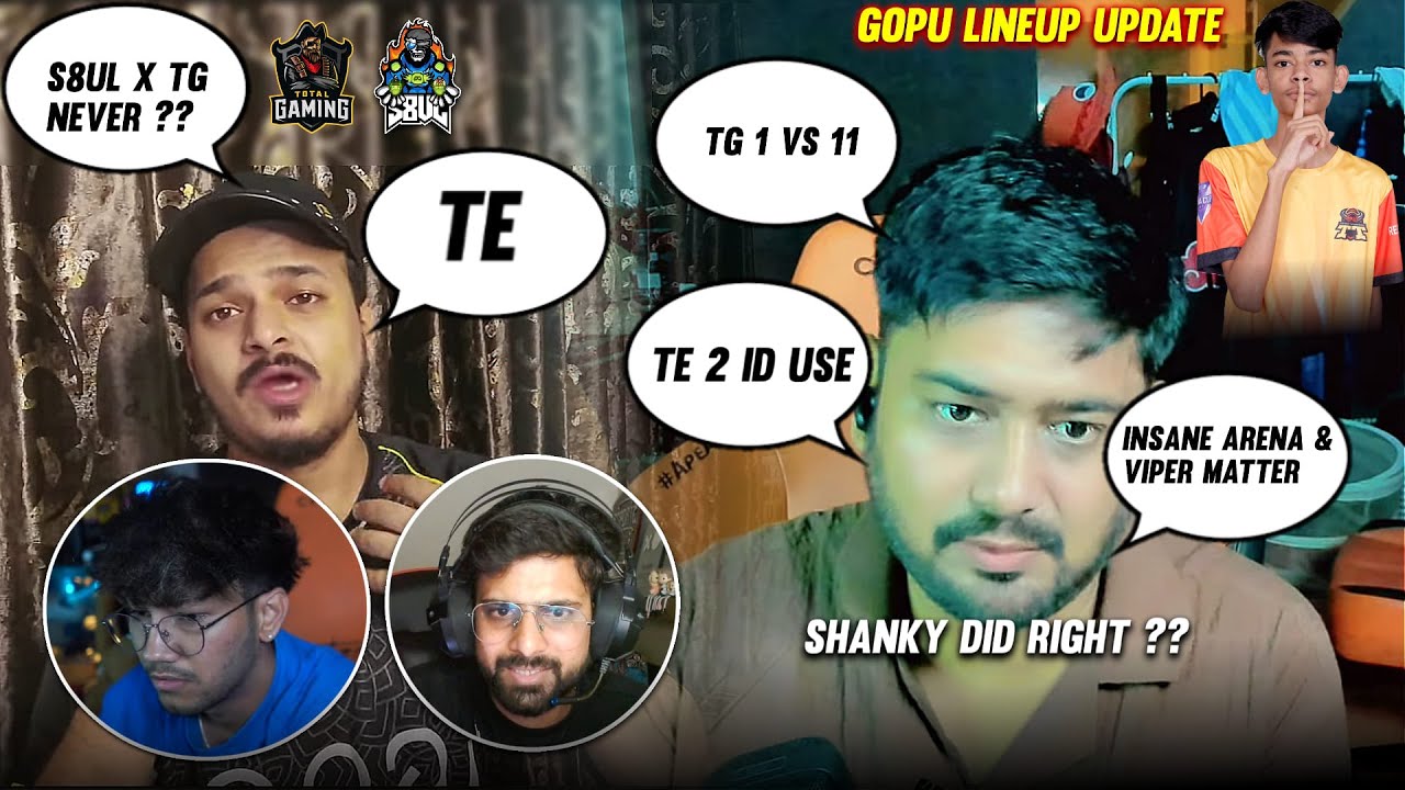 TG X S8UL NEVER ? TEAM ELITE IN S8UL ? GOPU NEW TEAM UPDATE | ROCKY & RDX REACT ON CONTRO | TG 1VS11